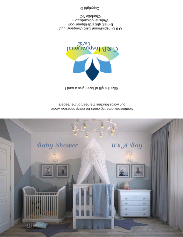 Baby Shower Invitation Cards It's A Boy #01