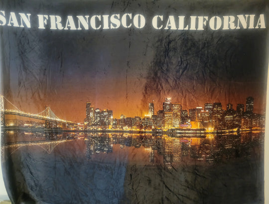 San Francisco California 60 x 80 Fleece Blanket