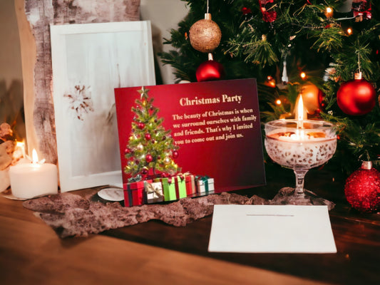 Christmas Party Invitation Cards #0112