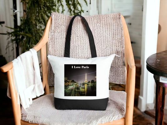 I Love Paris Tote Bag