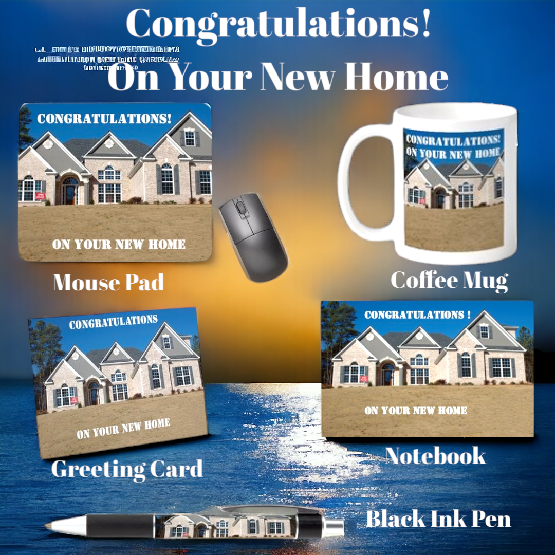 Congratulations On Your New Home Gift Set. #009