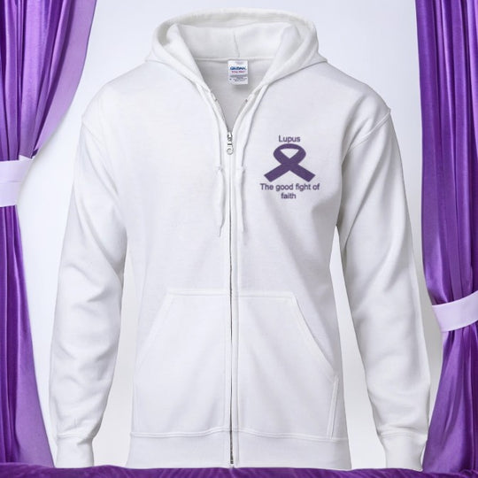 Lupus Zip Hooded Sweatshirt / The Good Fight Of Faith