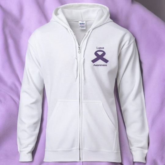 Lupus Zip Hooded Sweatshirt / Awareness