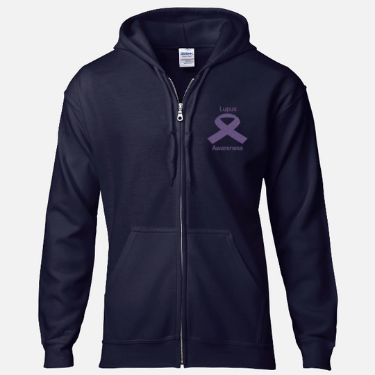 Lupus Zip Hooded Sweatshirt / Awareness