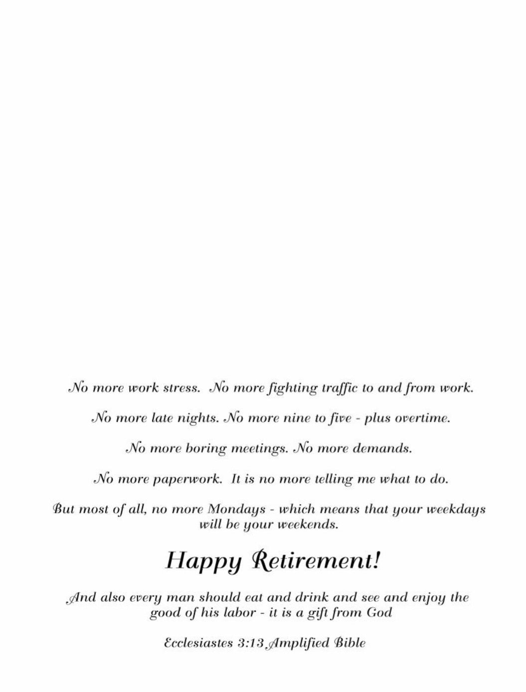 Enjoy Your Retirement #11