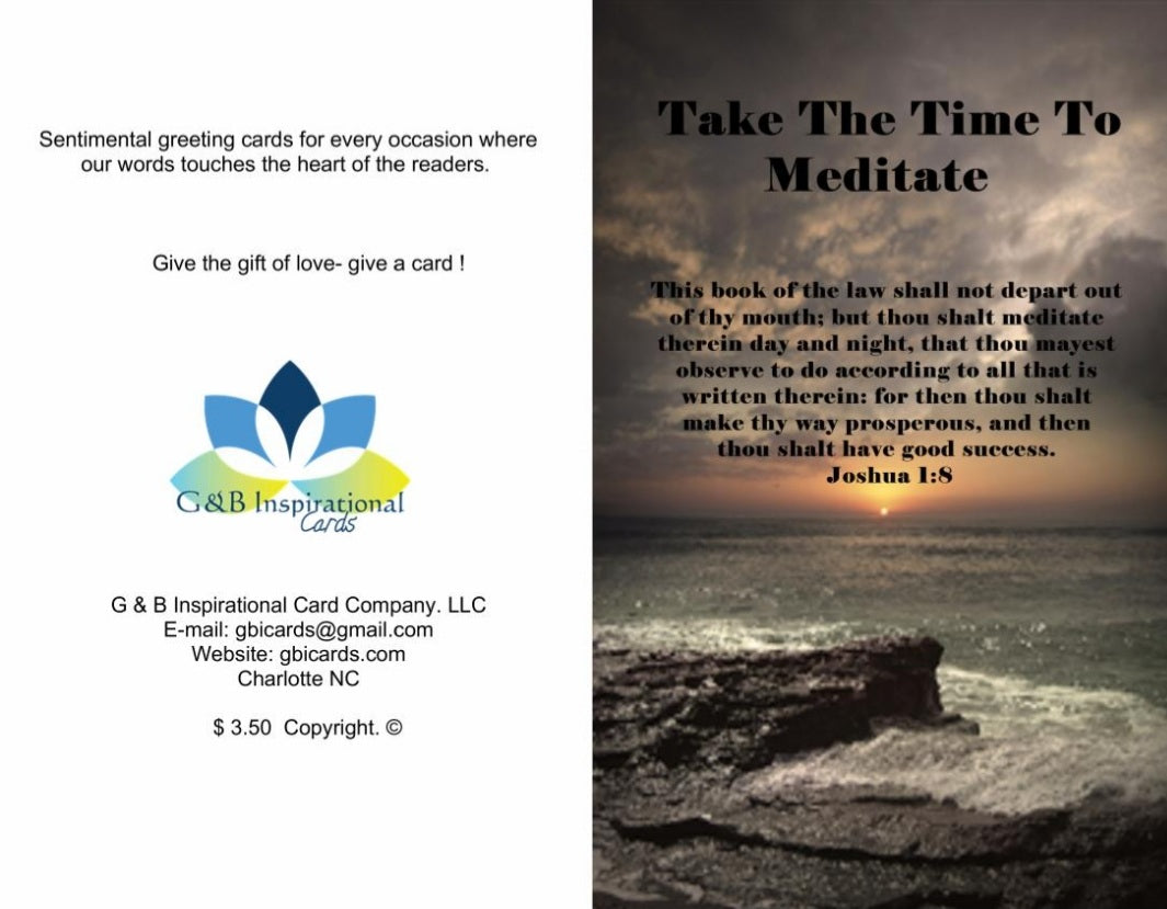 Take The Time To Meditate #5