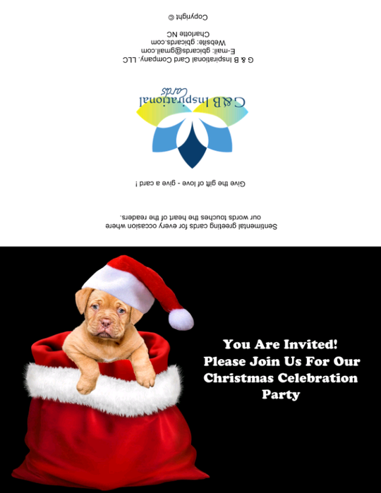 Christmas Party Invitation Cards #113