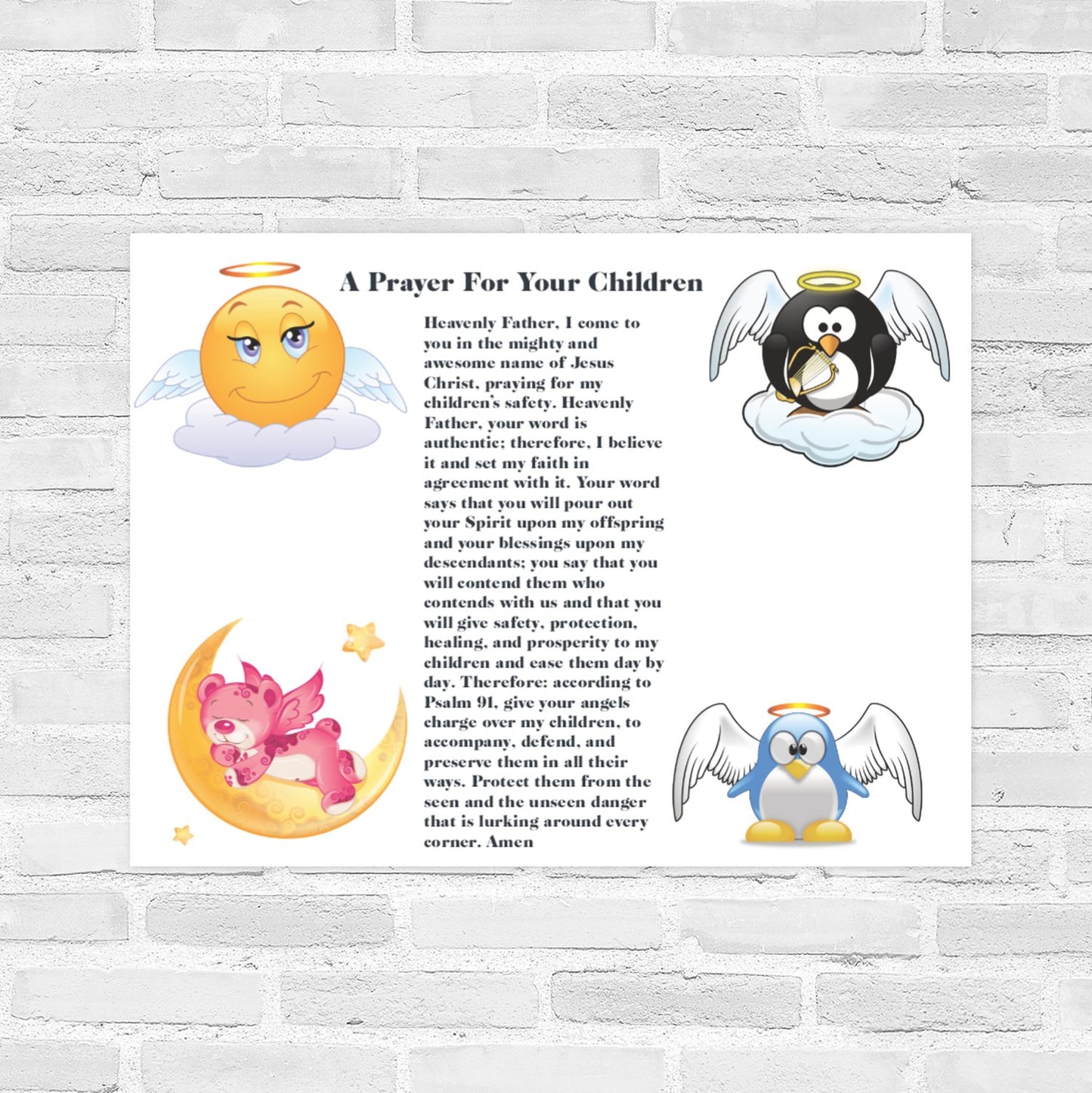 A Prayer For Your Children 22 x 28 Wall Poster